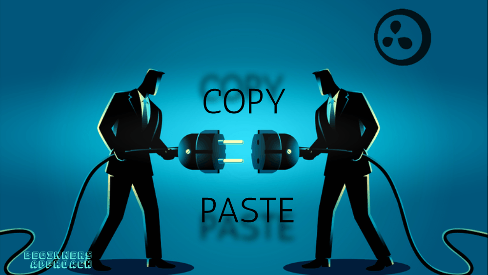 copy paste resolve