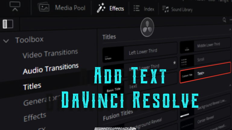 add font in davinci resolve